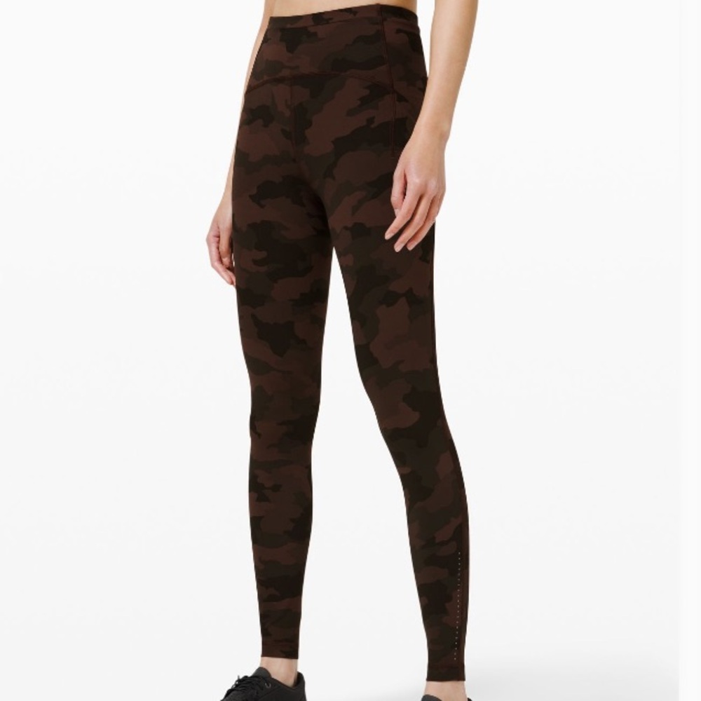 Brown Camo Swift Speed Lululemon Leggings!